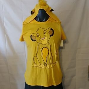 NEW! Disney The Lion King Simba Shirt Junior XL